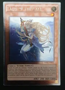 Yugioh Lady Of The Lake NKRT-EN013 Platinum Rare Edition NM - Image 1