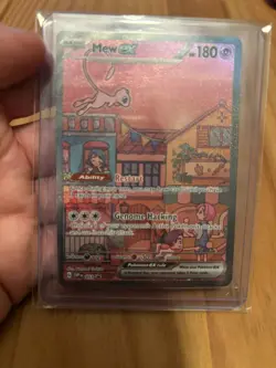 Mew ex 053 Sv: Scarlet & Violet Promo Cards Holo Pokemon TCG NM 2 - Image 1