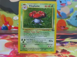 Vileplume 15/64 Jungle Holo Rare Pokemon Card 1999 WOTC MP Moderately Played - Image 1