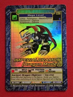 Imperialdramon Dragon Mode Bo-173 Holo Foil Digimon Digi-Battle Series 4 Card - Image 1