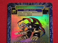 Imperialdramon Dragon Mode Bo-173 Holo Foil Digimon Digi-Battle Series 4 Card - Image 3