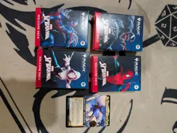 NYCC 2025 Magic The Gathering Spider-Man 4 Welcome Decks Plus Promo Card - Image 1