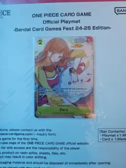 One Piece TCG Playmat Bandai Card Games Fest 24-25 Edition W/ Nami & Zeus Promo - Image 3