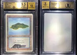 MTG Revised ISLAND Artist Proof AP Signed BGS 9.5 GEM MINT - Image 1