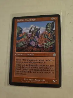Mtg Apocalypse Goblin Ringleader (Never Played) NM X1 - Image 1