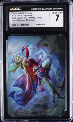 2025 MAGIC: THE GATHERING - FINAL FANTASY #20/53 TERRA, HERALD OF HOPE CGC 7 - Image 1