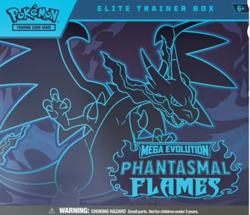 Pokemon TCG: Mega Evolution - Phantasmal Flames Elite Trainer Box ETB [PRESALE] - Image 1