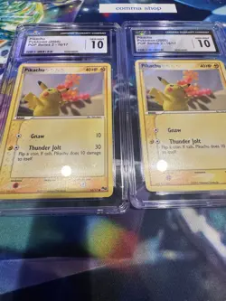 2x CGC 10 Pokemon TCG: Pikachu 16/17 POP Series 2 (2005) - Image 2
