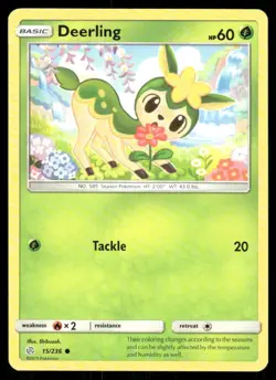 Pokemon TCG Pokemon Deerling Common Regular - Image 1