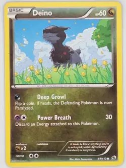 Deino 97/113 Pokemon - Black and White Legendary Treasures MP - Image 1