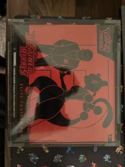 Pokemon Center ETB Destined Rivals Sealed With Acrylic Case - Image 1