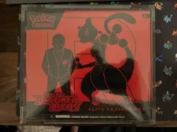 Pokemon Center ETB Destined Rivals Sealed With Acrylic Case - Image 2