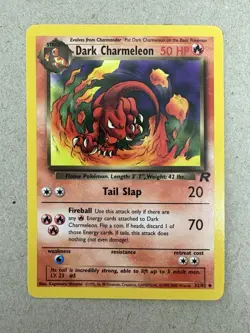 Pokemon - Team Rocket - Dark Charmeleon 32/82 - Uncommon NM - Image 1
