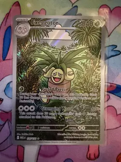 Pokemon Mega Evolution Exeggutor Illustration Rare 135/132 English NM - Image 1