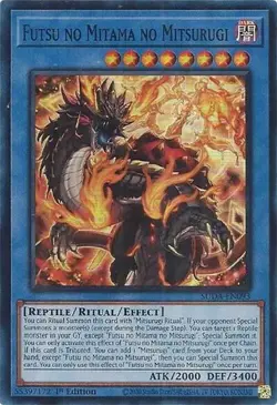 1x Futsu no Mitama no Mitsurugi - 1st Edition NM Eng YuGiOh - Supreme Darkness - Image 1