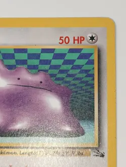 Ditto 18/62 Pokemon Card TCG 1st Edition Fossil Rare MP - Image 3