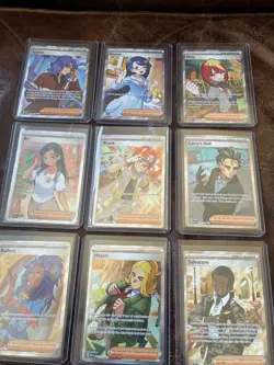 Pokemon Card Lot 12x Card Holo Trainer Full Art Perrin Iris Larry Rares TCG - Image 3