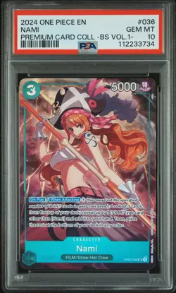 2024 ONE PIECE PREM CARD COLL -BEST SELECTION VOL.1- #036 NAMI PSA 10 - Image 1