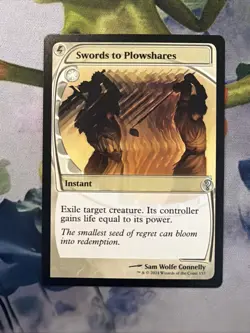 1x Swords to Plowshares- NM- (Future Sight) Mystery Booster 2- Mtg Magic Card - Image 1
