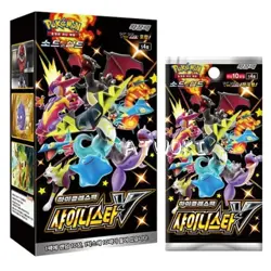 Pokemon Card Sword & Shield High Class Pack Shiny Star V BOX Game Korea Ver - Image 1