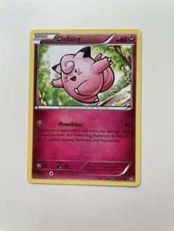 Clefairy 70/111 XY Furious Fists Pokemon Card 2014 Fairy Non Holo - Image 1
