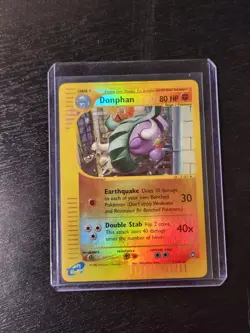 Pokemon Card Donphan Aquapolis Reverse Holo Rare 7/147 - MP - Image 1