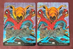 Magic MTG Marvel Universe Eternal Saw in Half 1 x Foil 1 x Regular M0021 MAR - Image 1
