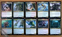 Set of 10 Zendikar Rising Legendary Creatures Magic MTG Commander Deck Building - Image 1