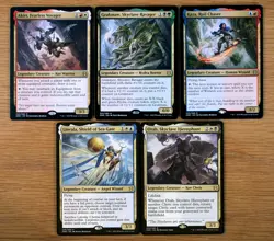 Set of 10 Zendikar Rising Legendary Creatures Magic MTG Commander Deck Building - Image 2