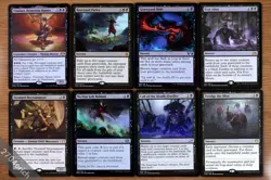 Set 8 Black Graveyard Unearth Reanimate Spells *NM* (Magic Commander MTG EDH) - Image 1