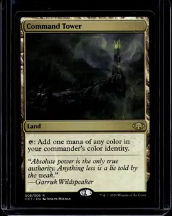 Command Tower [CC1] Commander Collection: Green MTG Magic NM Near Mint - Image 1