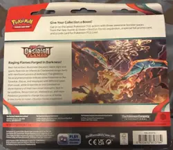 Pokemon S&V - Obsidian Flames Booster Blister Eevee Promo W/Swirl - Image 3