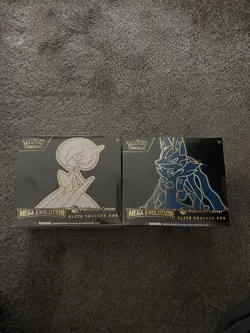 Pokemon Mega Evolutions Center ETB Gardevoir and Lucario Sealed both PKC - Image 1