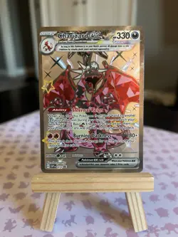 Pokemon TCG Charizard EX 074 Paldean Fates Black Star Promo NM - Image 1
