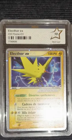 Carte Pokemon Electhor EX 033 - promo Bloc ex - FR - PCA 10 - Image 1