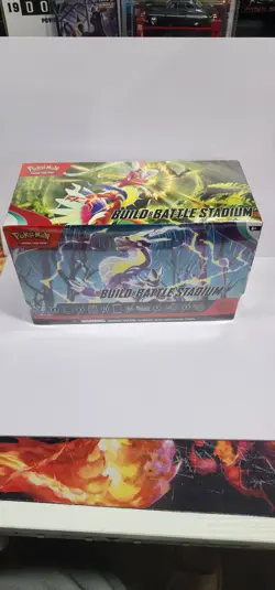 Pokemon TCG Scarlet and Violet Build and Battle Stadium sealed 12 packs New - Image 1