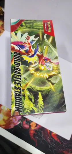 Pokemon TCG Scarlet and Violet Build and Battle Stadium sealed 12 packs New - Image 2