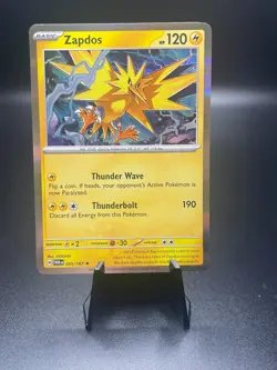 Zapdos 065/167 Holo Pokemon Twilight Masquerade TWM - Image 1