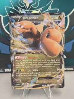 Pokemon Dragonite EX #74/111 XY - Furious Fists Holo Rare TCG LP - Image 1