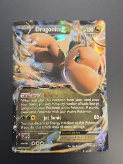 Pokemon Dragonite EX #74/111 XY - Furious Fists Holo Rare TCG LP - Image 3