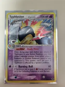 Pokemon Typhlosion (Delta Species) EX Dragon Frontiers 12/101 Holo Rare MP - Image 3