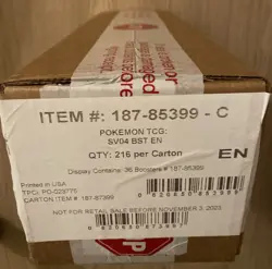 Pokemon TCG Paradox Rift Booster Case Sealed SV04 820650863998 - Image 2