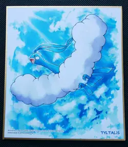 Altaria Pokemon Shikishi Art Japanese No.7 Very Rare Bandai From Japan F/S - Image 1