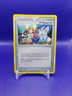 TV Reporter 82/101 Reverse Holo EX Dragon Frontiers - MP - Image 1