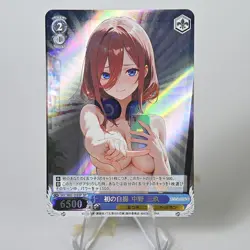 5×The Quintessential Quintuplets Doujin Card Mirror Series Goddess Waifu Custom - Image 3