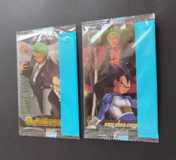 Dragon Ball One Piece Card 40th weekly Jump Morinaga Wafer Zoro Vegeta - Image 3