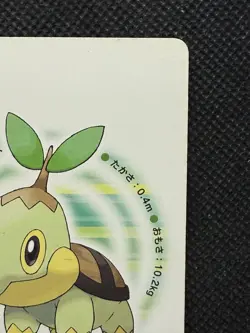 Pokemon Turtwig Ace of Clubs Pearl Playing Card Palkia Back Poker Nintendo - Image 3