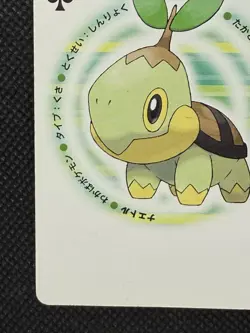 Pokemon Turtwig Ace of Clubs Pearl Playing Card Palkia Back Poker Nintendo - Image 5