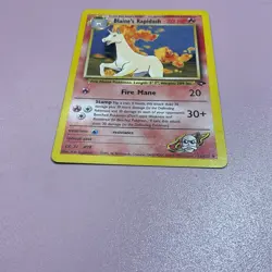 Blaine's Rapidash 33/132 Uncommon Gym Challenge Pokemon Card TCG - Image 2