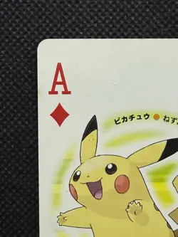 Pokemon Pikachu Ace of Diamonds Pearl Playing Card Palkia Back Poker Nintendo - Image 2